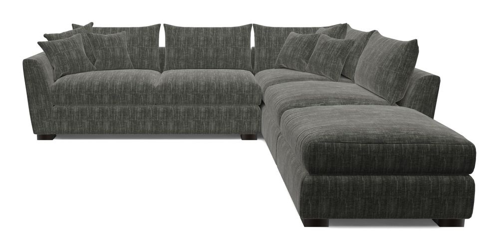 Combi Corner Unit And Footstool LHF