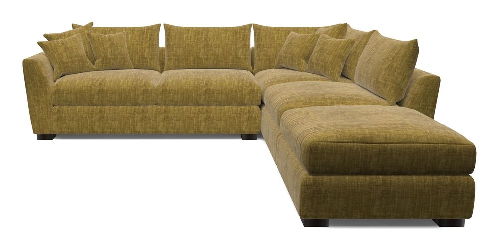 Combi Corner Unit And Footstool LHF