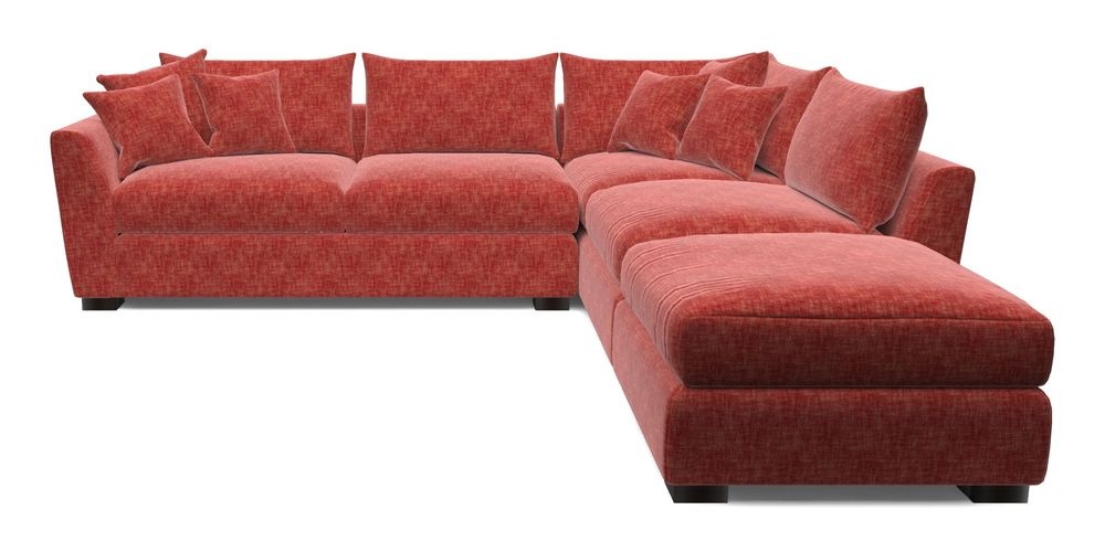 Combi Corner Unit And Footstool LHF