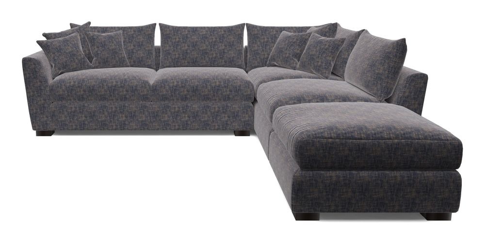 Combi Corner Unit And Footstool LHF