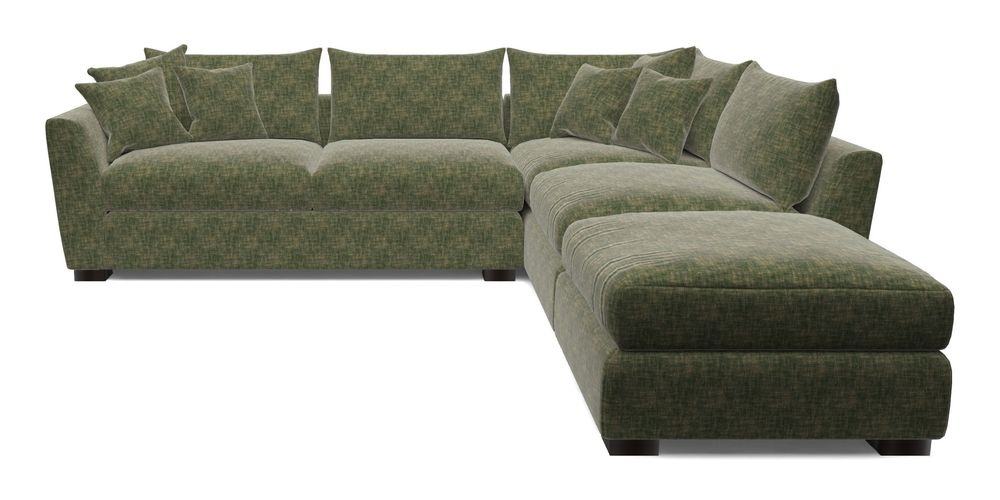 Combi Corner Unit And Footstool LHF