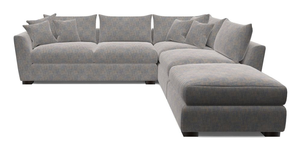 Combi Corner Unit And Footstool LHF