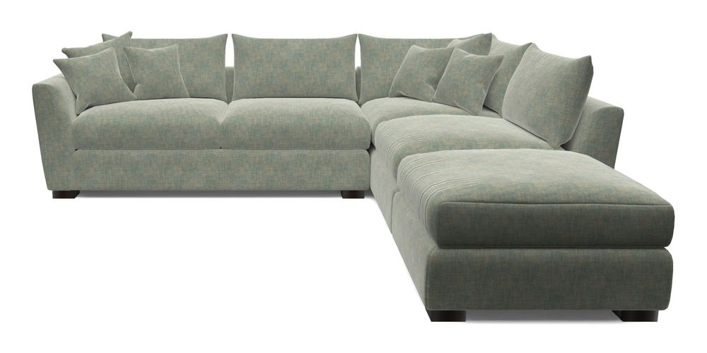 Combi Corner Unit And Footstool LHF