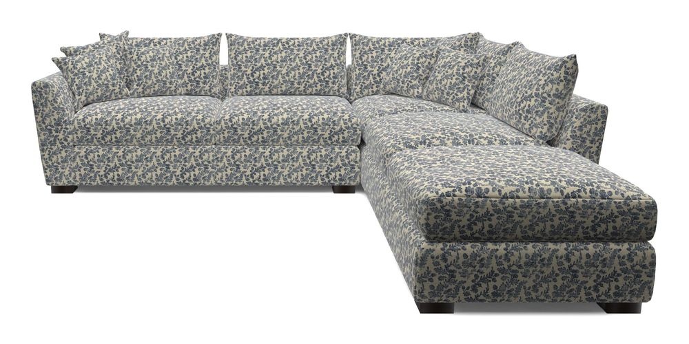 Combi Corner Unit And Footstool LHF