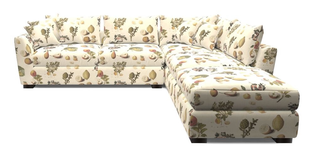 Combi Corner Unit And Footstool LHF