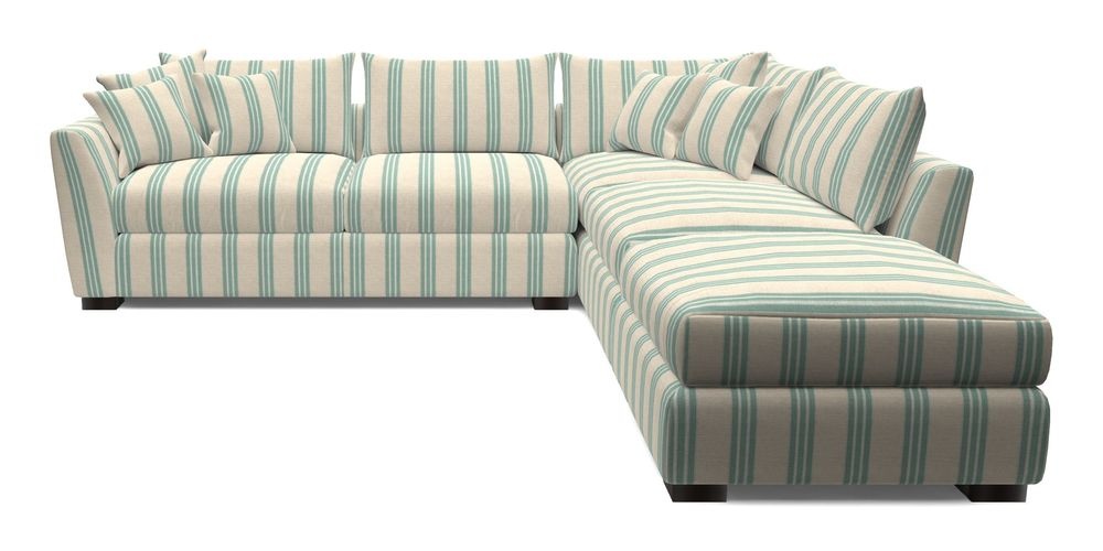 Combi Corner Unit And Footstool LHF