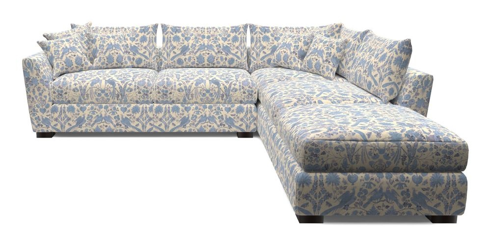 Combi Corner Unit And Footstool LHF