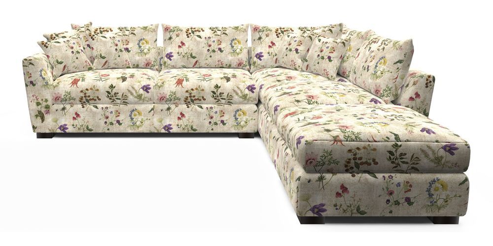 Combi Corner Unit And Footstool LHF