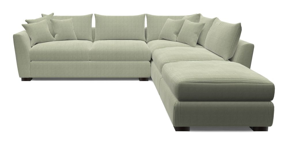 Combi Corner Unit And Footstool LHF