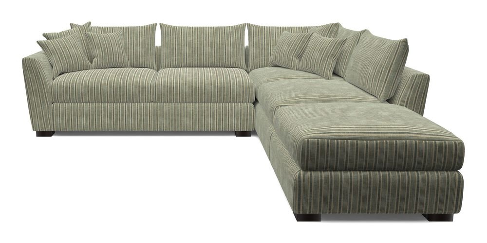 Combi Corner Unit And Footstool LHF