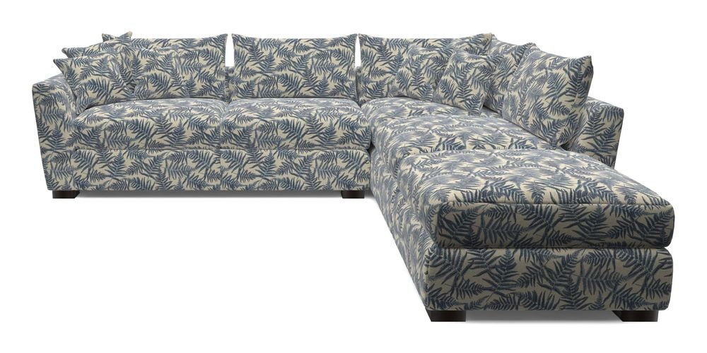 Combi Corner Unit And Footstool LHF