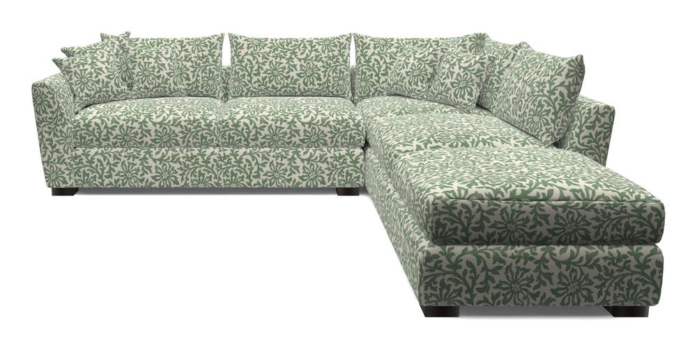 Combi Corner Unit And Footstool LHF