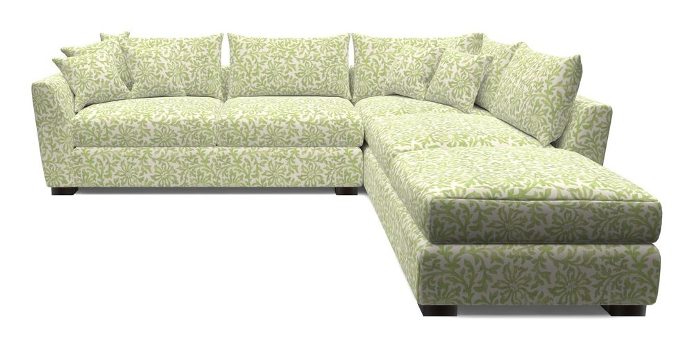 Combi Corner Unit And Footstool LHF