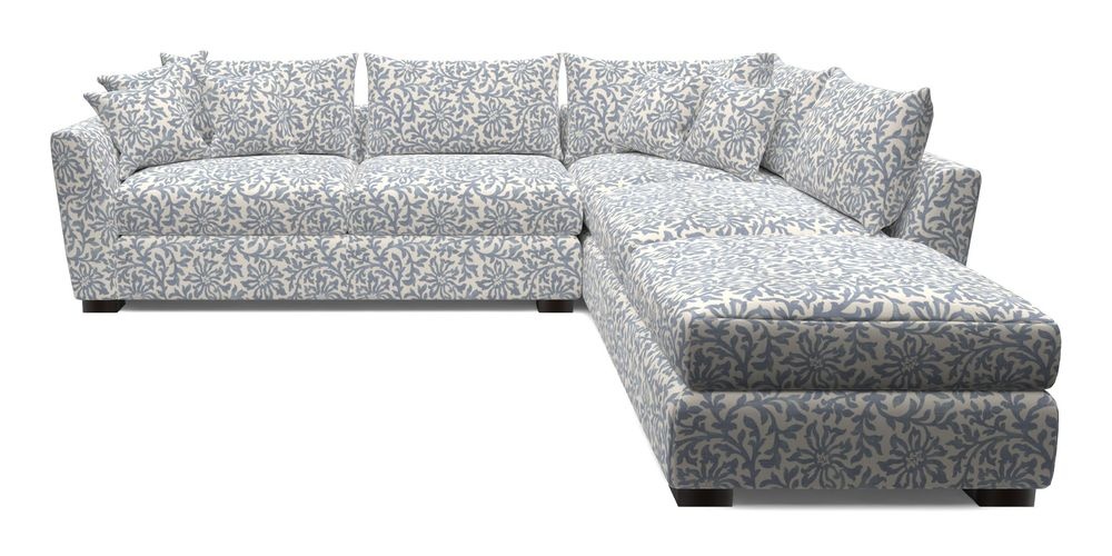 Combi Corner Unit And Footstool LHF