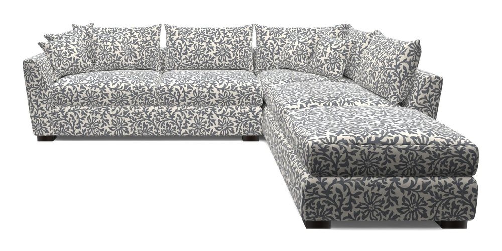 Combi Corner Unit And Footstool LHF