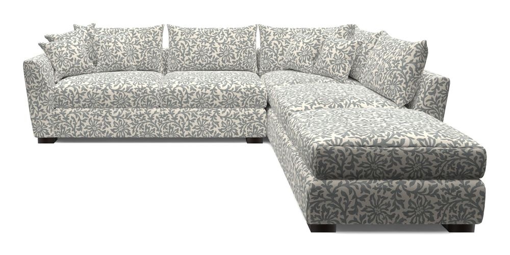 Combi Corner Unit And Footstool LHF