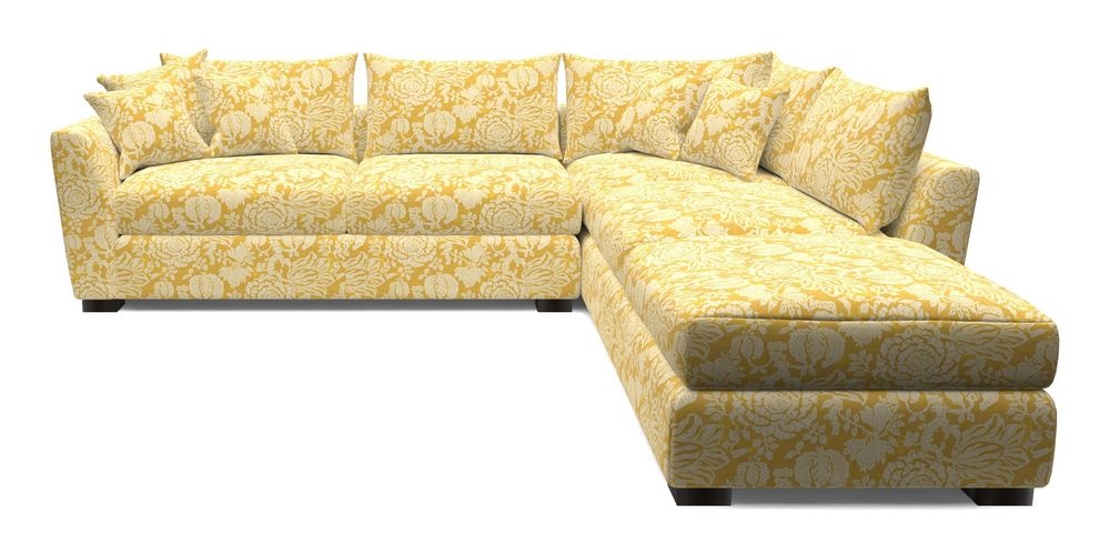 Combi Corner Unit And Footstool LHF