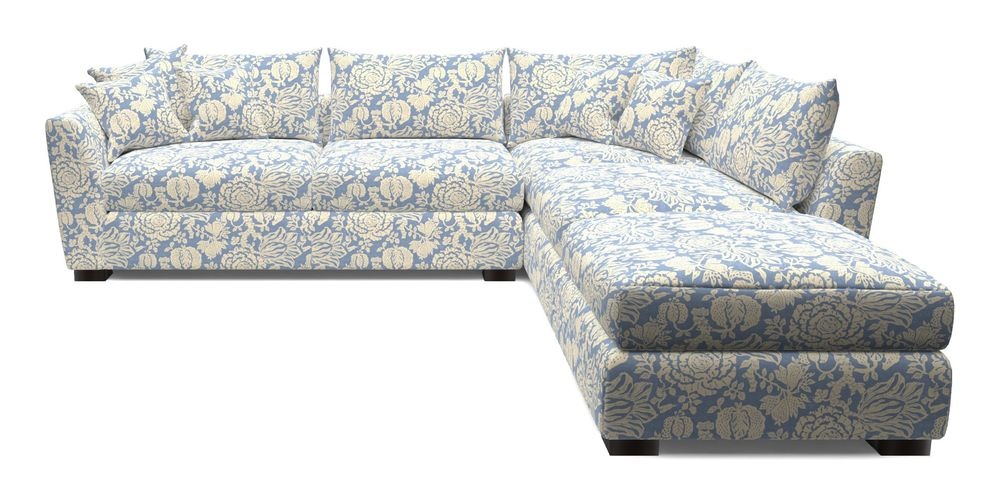 Combi Corner Unit And Footstool LHF