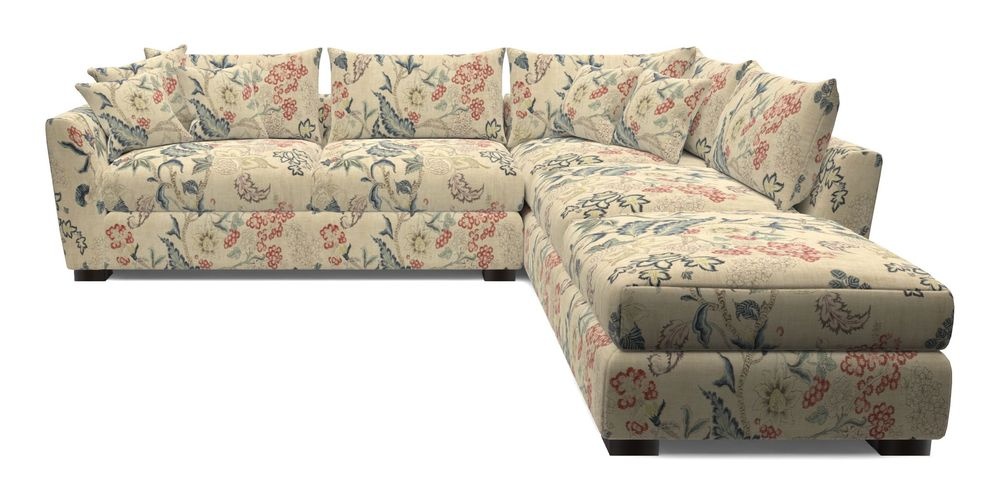 Combi Corner Unit And Footstool LHF