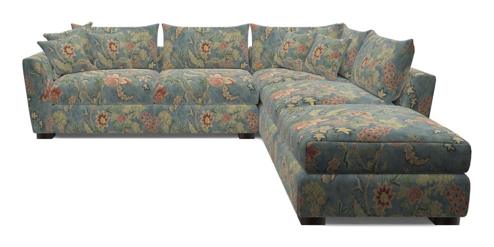 Combi Corner Unit And Footstool LHF