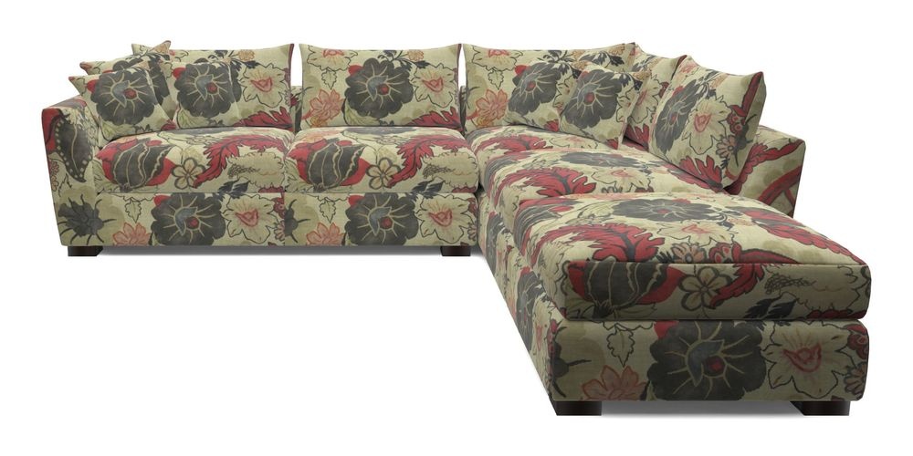 Combi Corner Unit And Footstool LHF