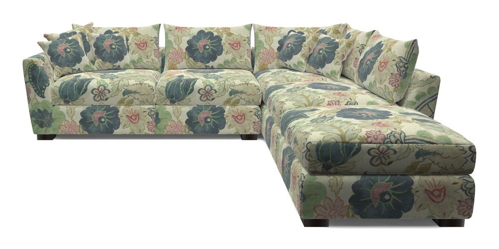 Combi Corner Unit And Footstool LHF