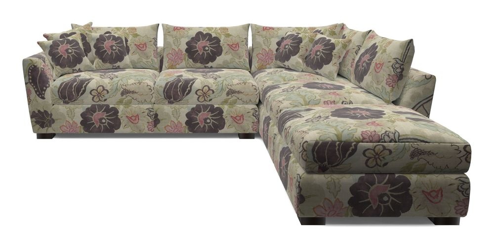 Combi Corner Unit And Footstool LHF