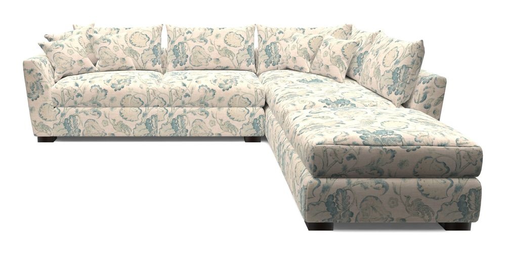 Combi Corner Unit And Footstool LHF