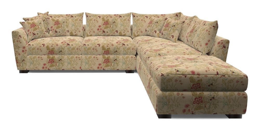 Combi Corner Unit And Footstool LHF