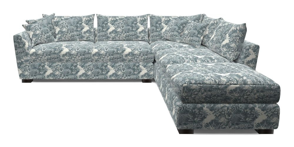 Combi Corner Unit And Footstool LHF