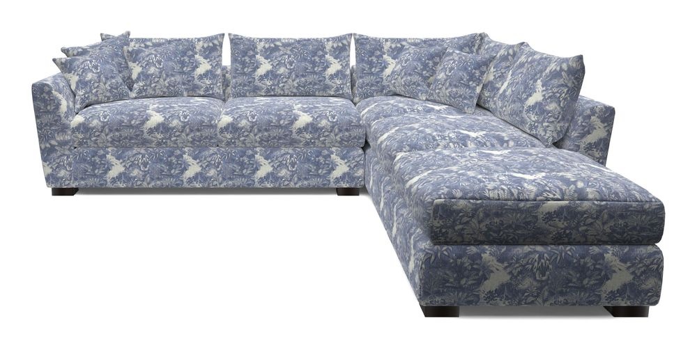 Combi Corner Unit And Footstool LHF