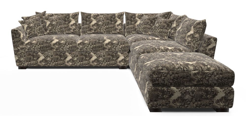 Combi Corner Unit And Footstool LHF