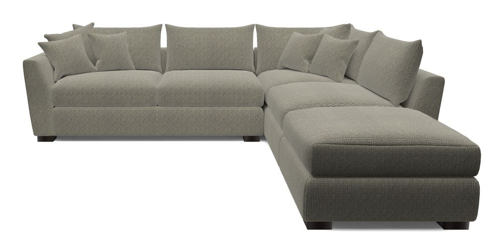 Combi Corner Unit And Footstool LHF