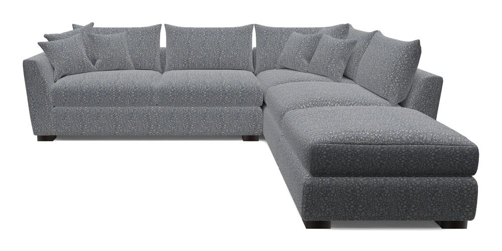 Combi Corner Unit And Footstool LHF