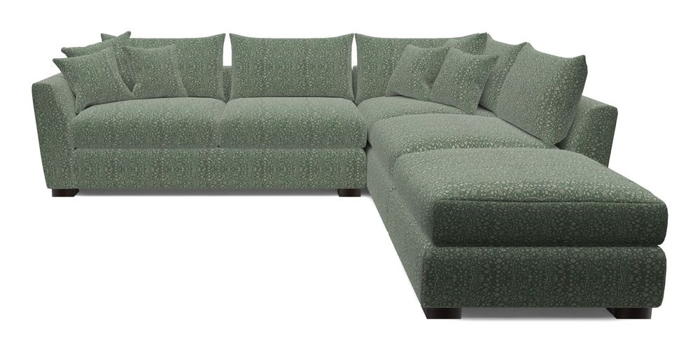 Combi Corner Unit And Footstool LHF