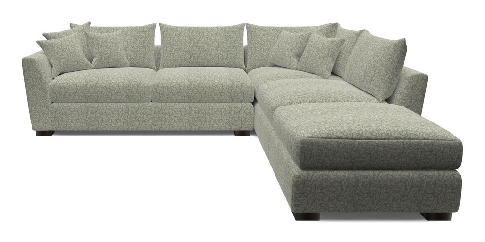 Combi Corner Unit And Footstool LHF