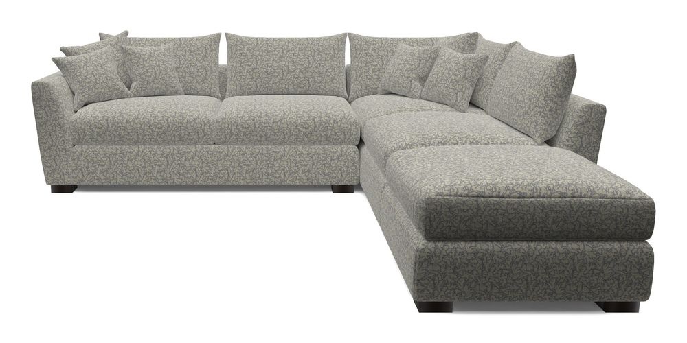 Combi Corner Unit And Footstool LHF