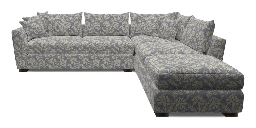 Combi Corner Unit And Footstool LHF