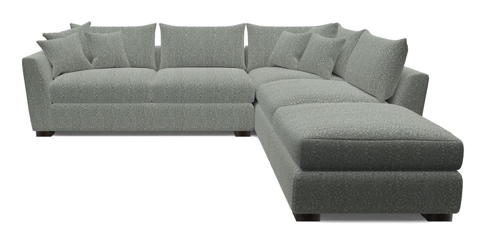 Combi Corner Unit And Footstool LHF