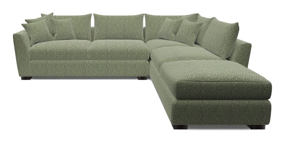 Combi Corner Unit And Footstool LHF