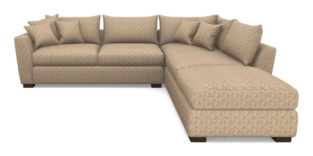 Combi Corner Unit And Footstool LHF