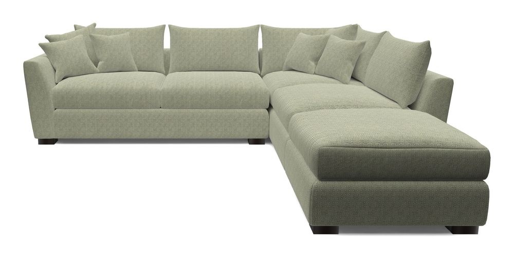 Combi Corner Unit And Footstool LHF