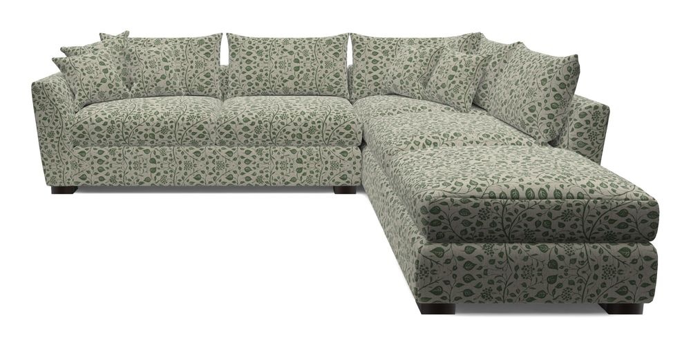 Combi Corner Unit And Footstool LHF