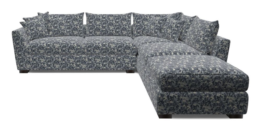 Combi Corner Unit And Footstool LHF