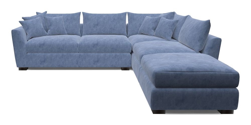 Combi Corner Unit And Footstool LHF