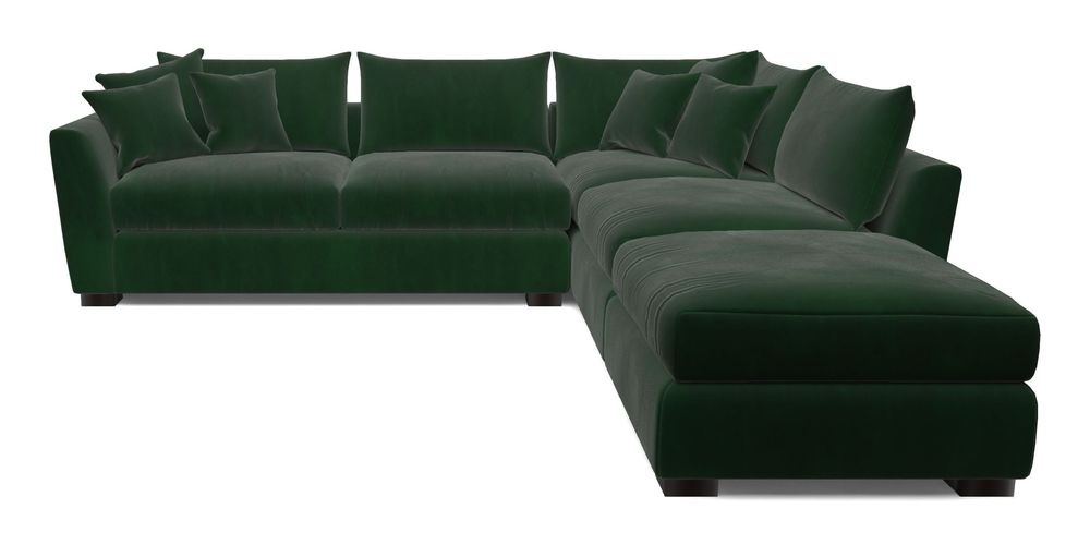 Combi Corner Unit And Footstool LHF