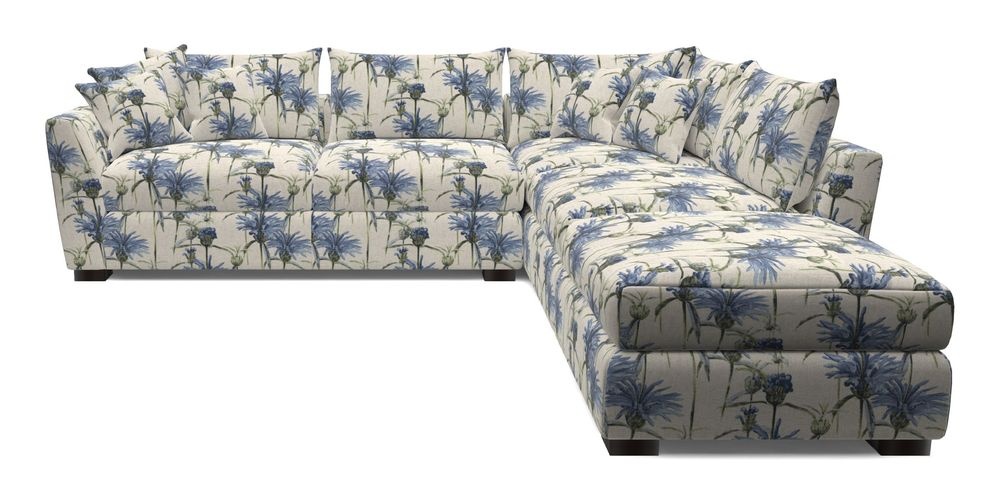 Combi Corner Unit And Footstool LHF