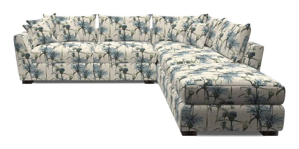 Combi Corner Unit And Footstool LHF