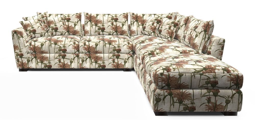 Combi Corner Unit And Footstool LHF