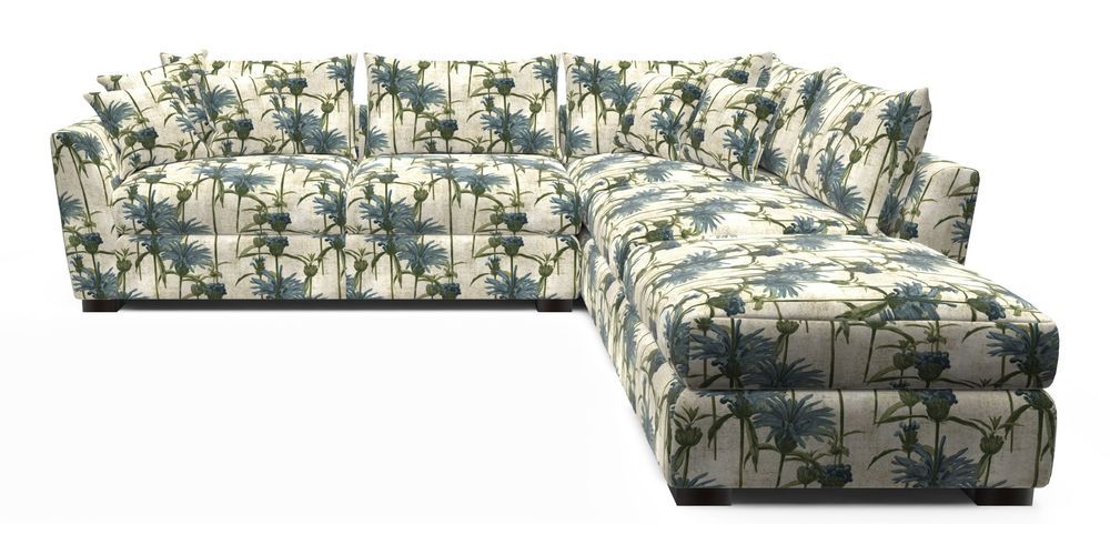 Combi Corner Unit And Footstool LHF